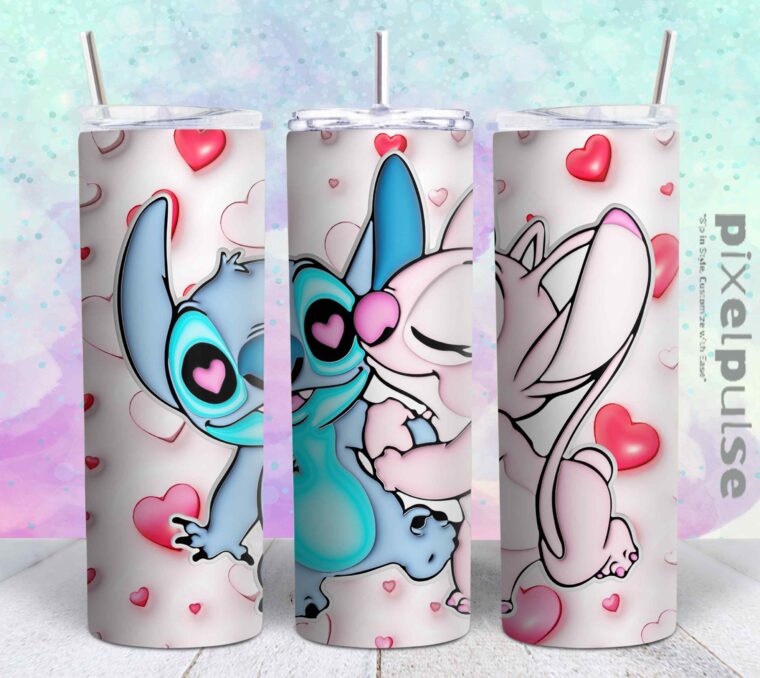 stitch 20oz png file sublimation tumbler design | stich 20oz sublimation Digital File | Sublimation png