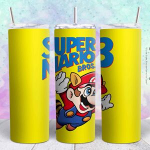 super mario 20oz png file sublimation tumbler design | super mario 20oz sublimation Digital File | Sublimation png