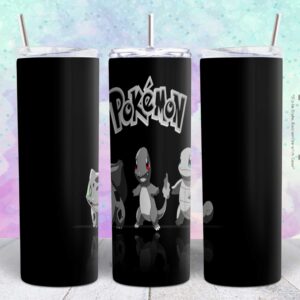 Pokémon 20oz tumbler design png file Tumbler Wrap | anime Tumbler Digital File | Skinny tumbler Sublimation png