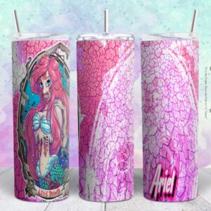 ariel 20oz tumbler design png file Tumbler Wrap | ariel Tumbler Digital File | Skinny tumbler Sublimation png