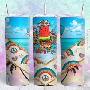 Summer Vibes Beach 20oz png file sublimation tumbler design | Summer Vibes Beach 20oz sublimation Digital File | Sublimation png