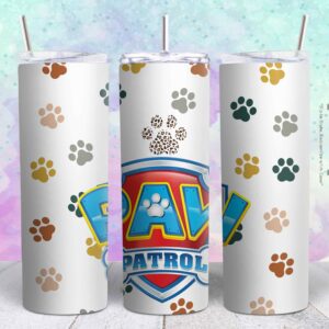 paw patrol 20oz png file sublimation tumbler design | paw patrol 20oz sublimation Digital File | Sublimation png