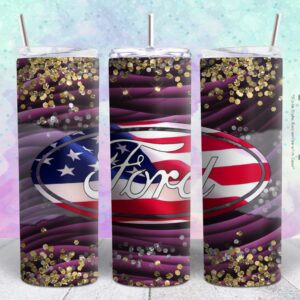 ford 20oz tumbler design png file Tumbler Wrap | fordTumbler Digital File | Skinny tumbler Sublimation png