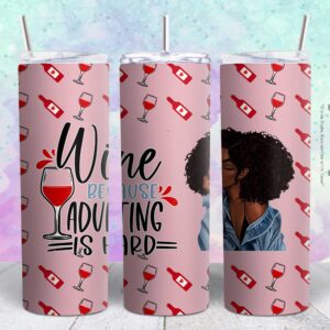 black women tumbler 20oz tumbler design png file Tumbler Wrap | inspirational black women Tumbler Digital File | Skinny tumbler Sublimation png