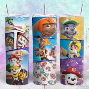 paw patrol 20oz png file sublimation tumbler design | paw patrol 20oz sublimation Digital File | Sublimation png