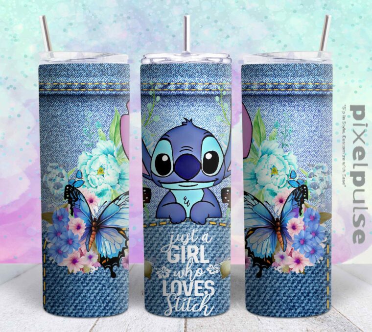 stitch 20oz png file sublimation tumbler design | stich 20oz sublimation Digital File | Sublimation png