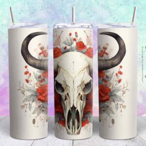 skull 20oz png file sublimation tumbler design | skull 20oz sublimation tumbler design Digital File | Sublimation png