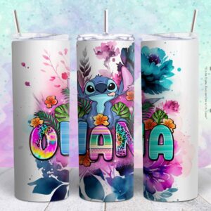 stitch ohana 20oz png file sublimation tumbler design | stich ohana 20oz sublimation Digital File | Sublimation png