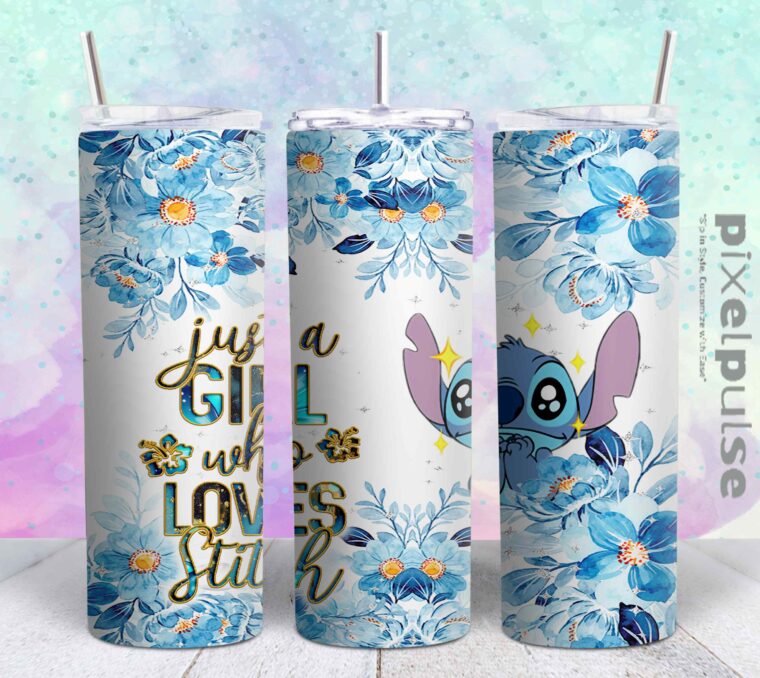 stitch 20oz png file sublimation tumbler design | stich 20oz sublimation Digital File | Sublimation png