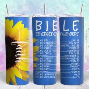 bible emergency numbers 20oz tumbler design png file Tumbler Wrap | bible emergency numbers Tumbler Digital File | Skinny tumbler Sublimation png