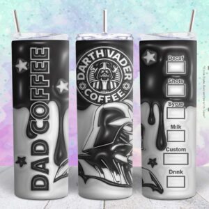 dad coffee 20oz darth vader coffee