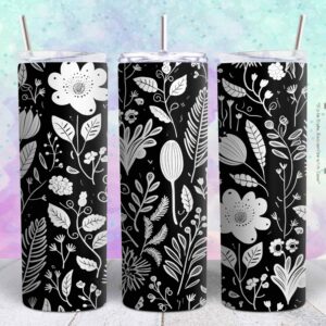 flower 20oz png file sublimation tumbler design Wrap | flower 20oz sublimation Digital File | Sublimation png