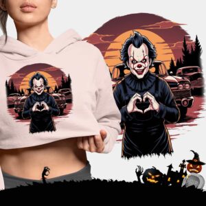 Chucky halloween love action png file for sublimation and dtf print