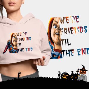 Chucky we're friends til the end png file for sublimation and dtf print