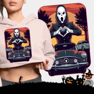 ghost love action png file for sublimation and dtf print